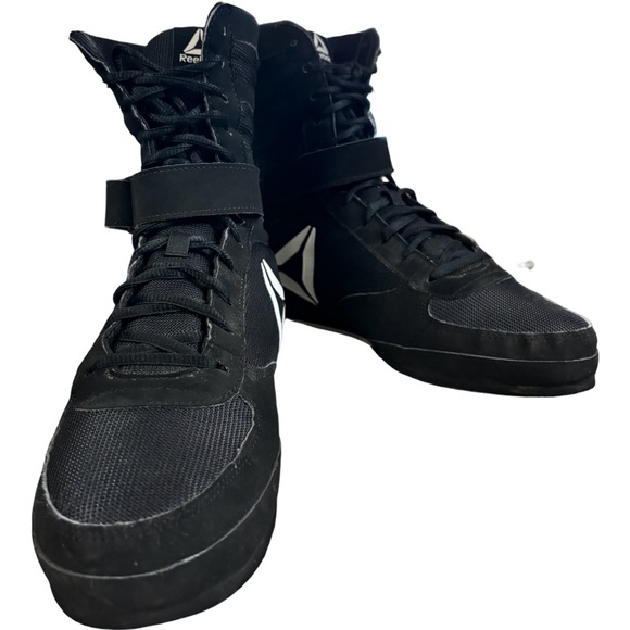Reebok Boxing MMA UFC Boots CN4738, Mayweather, Strap/Buckle, Men's Size 12 - Picture 7 of 9